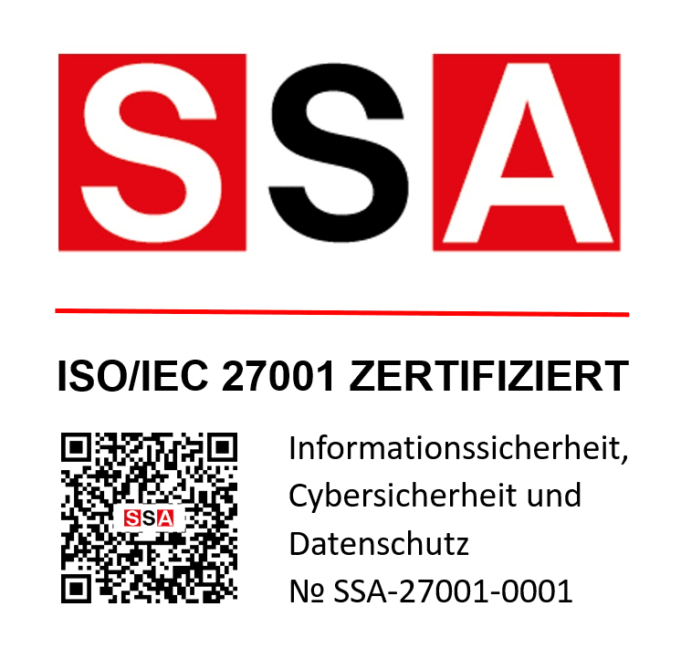 ISO 27001 Zertifikat