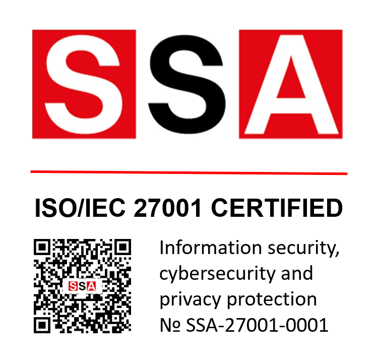 ISO 27001 Certificate